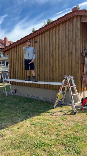 Aus einer Leiter werden zwei Leitern 🚀🔥 (Werbung) #leiter #baustelle #ladder #howto