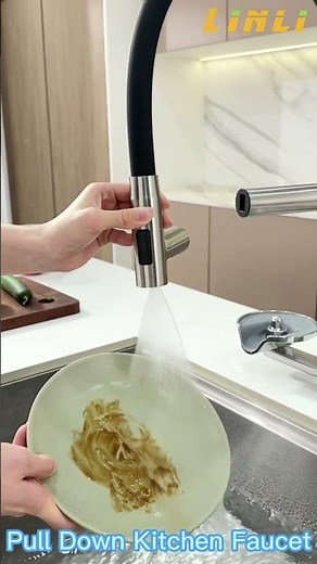 Best Brass Nickel Single Handle Kitchen Faucet for Minimalist Luxury Homes | LINLI Shower Factory
