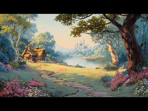 A Spring Path Along the River Cottage | Gentle Disney Music from Another Room