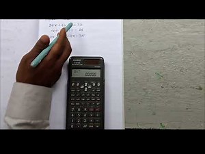 Gauss Seidel Method Using Scientific Calculator| No Iterations Needed