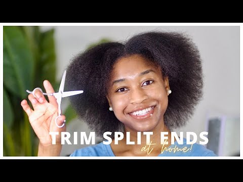 How to Trim Short Natural Hair at Home | Short and Awkward Length Hair