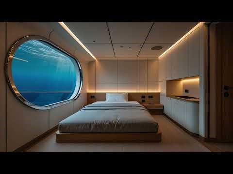 Futuristic Submarine Cabin | Deep Ocean Sounds for Sleep & Focus