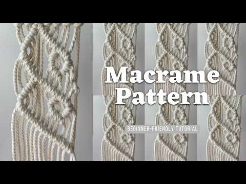 Macrame Pattern Tutorial | Leaf Pattern | Beginner Friendly | Step by Step