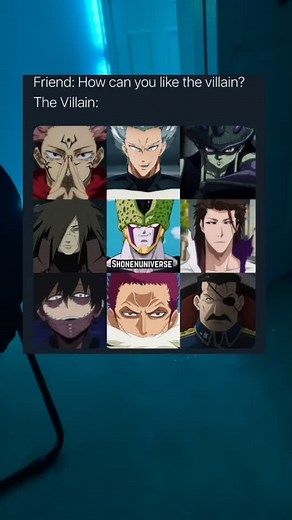 Favorite Anti Villain in Anime