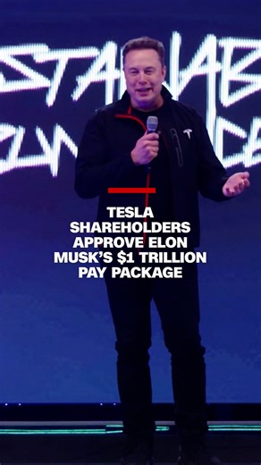 Tesla shareholders approved a pay package on Thursday that could make CEO Elon Musk, already the world's richest person, the world's first trillionaire. Read more: https://cnn.it/43E6fQX | CNN