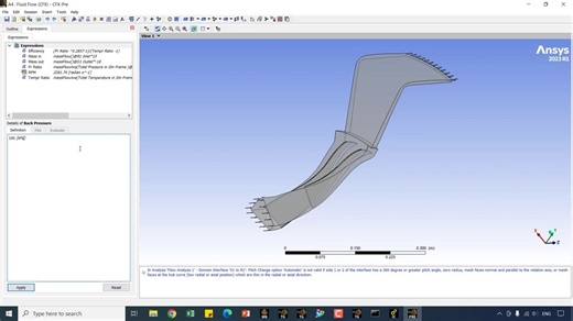 CFD analysis of NASA CC3 impeller with vaneless diffuser _ CFD Validation _ Ansy