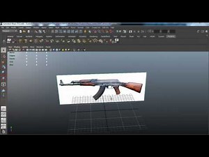 Autodesk Maya: AK47 Modeling Tutorial [Part1]