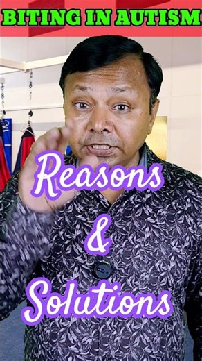 Biting in Autism:Reasons & Solutions I How to Stop Biting in Autistic Children #asd #autism #shorts