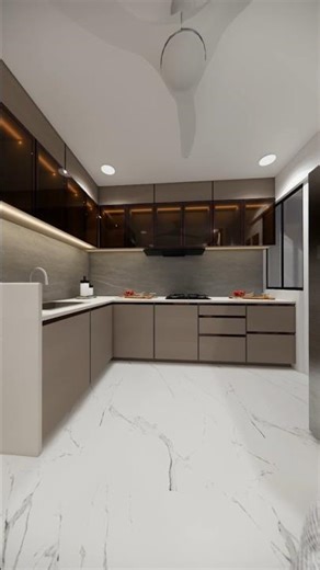 Corner Space Ka Best Use – L Kitchen Magic 🤯”#viral #ytshorts #youtubeshorts #interiordesign