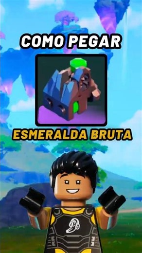 How to get raw emeralds in LEGO Fortnite (Quick Guide!) #shorts #legofortniteodyssey