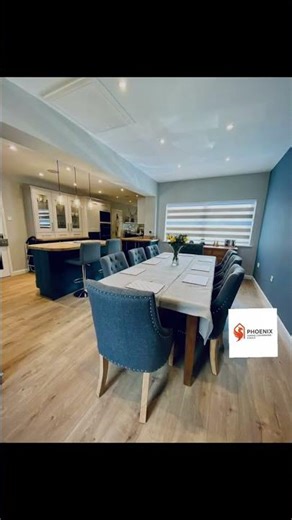 Garage conversion ➡️ open-plan kitchen transformation