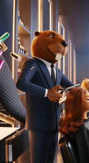 This Beaver just DESTROYED the salon 😭💥