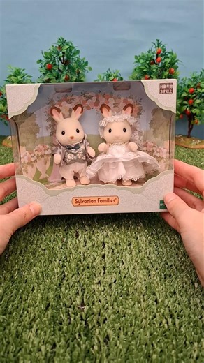 Sylvanian Families Ivy Embroidery Wedfing Pair Set! #sylvanianfamilies #calicocritters #シルバニアファミリー
