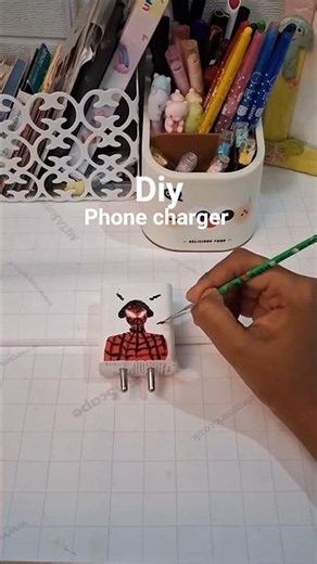 I Painted Spider-Man on My Charger! (Trust The Process 🎨) #shorts #diy #viral #spiderman