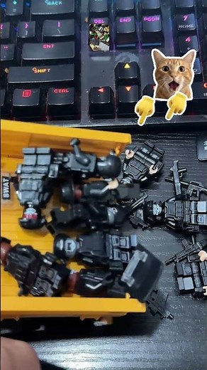 Building a Full LEGO SWAT Police Squad! 🖤🚔 #shorts