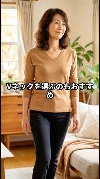 50・60代 こんなロンTは部屋着見え 選び方3つ