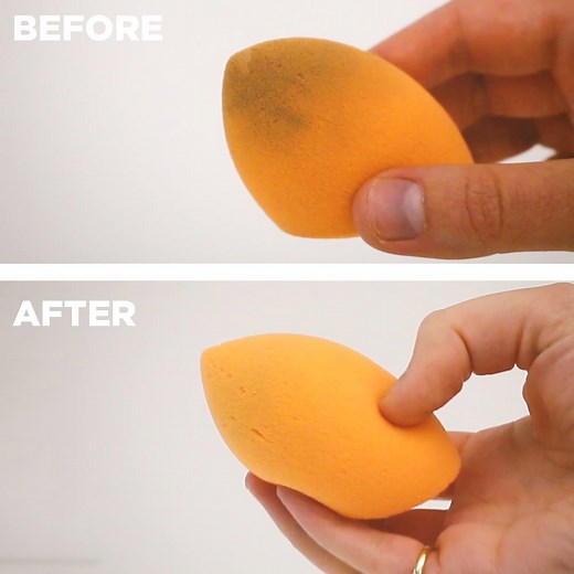 Clean your makeup sponge in the microwave. No, really! 💄 | BuzzFeed UK