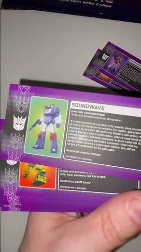 THE TRANSFORMERS: TIL ALL ARE ONE Decepticons Tech Specs!