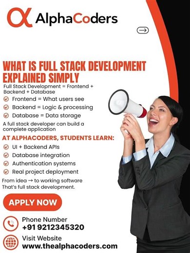 AlphaCoder - What is full stack development explained simply