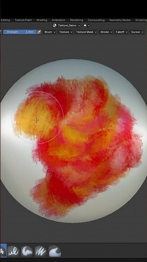 Blender 4.5 New Randomize Color Brush