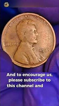 1925 No Mint Mark Penny Value: Rare Lincoln Cent Worth Money? #collectiblecoin#bronzecoins #uscoins