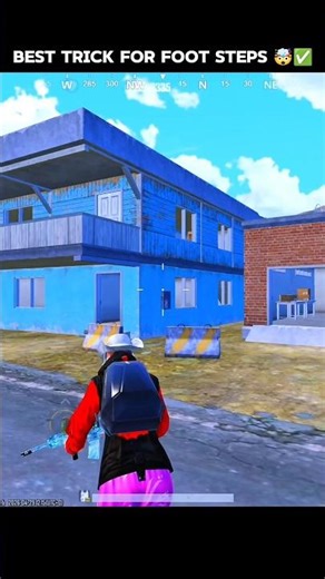 Best Trick For foot steps 🤯✅ #PUBGMOBILE#pubgmnextstarprogram#PUBGMS29#pubgmwow #jawoplays