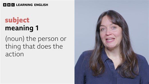 79K views · 1.8K reactions | Did you know that 'subject' can be a noun, verb and adjective!  Learn all about this with Sam in 1 minute.  ⏰ | BBC Learning English | Facebook