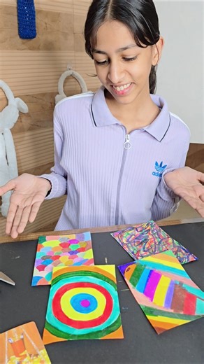 Let's make Scratch paper #diy #craft #shorts