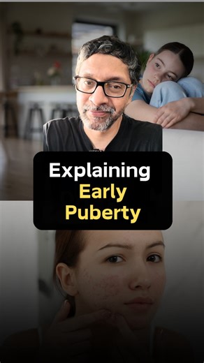 Krish Ashok on Instagram: "EXPLAINING EARLY PUBERTY As always, any complicated topic that is still under scientific investigation is ripe space for scarefluencers to swoop in and farm engagement, treating your peace of mind like an all you can eat buffet #reelkarofeelkaro #reels #reelsofinstagram #food #foodscience #science #nutrition #health #diet"