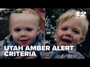 AMBER Alert criteria explained after Utah children go missing