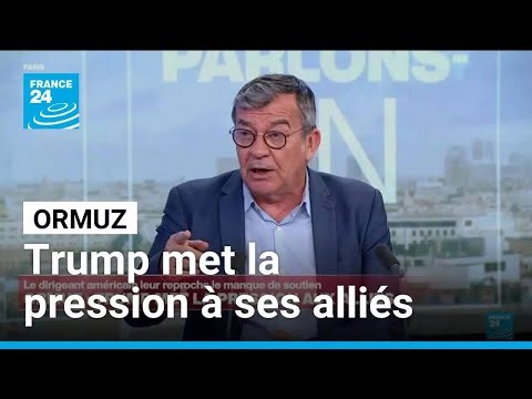 Détroit d'Ormuz : Donald Trump met la pression sur ses alliés • FRANCE 24