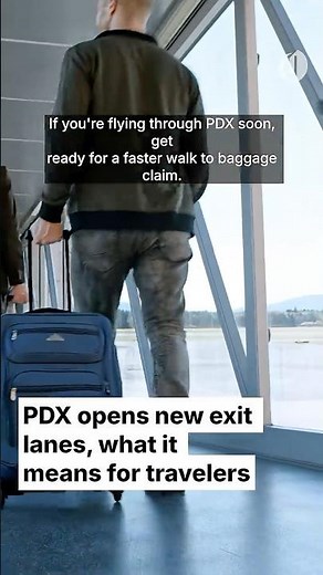 Portland airport to debut new exit lanes this month. What it means for your walk to baggage claim