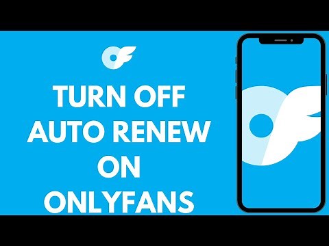 How To Turn Off Auto Renew On OnlyFans 2024 | Cancel Auto Renew OnlyFans Subscription