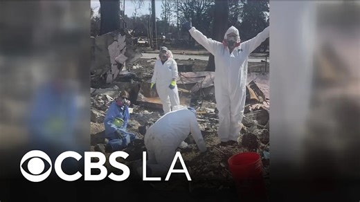 LA County rabbis help Eaton Fire survivors recover missing cross from burned property