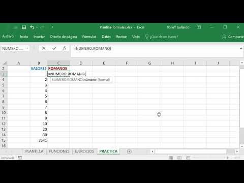 How to convert to Roman numerals in Excel