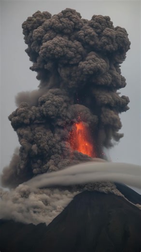 Epic Slow-Motion Lava Eruption of Mount Mayon | Powerful Volcano in 4K Ultra HD Philippines