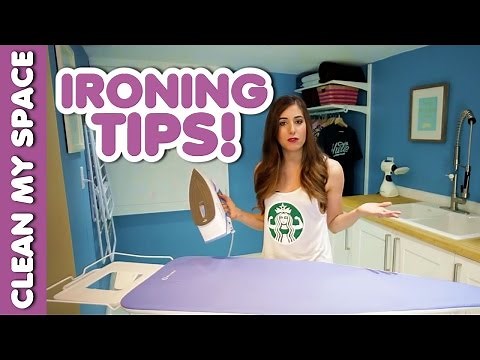 Ironing Tips! (Clean My Space)