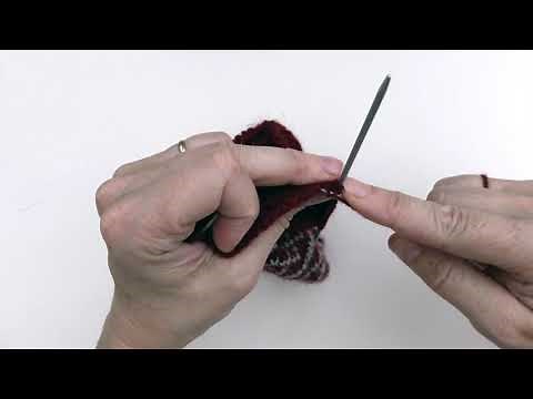 Easy Colourwork Socks - Creating the Gusset