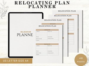 Relocation Planner, Relocation Planner Printable and Moving Checklist, Moving Planner, Relocation Planning Kit, Moving Guide | - Etsy Canada