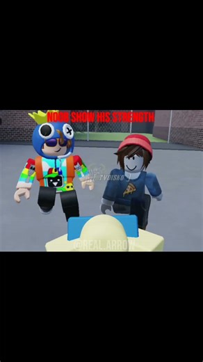 Noob show his strength!☠️#roblox #viralshort #subscribe @Real_Arrow123