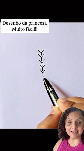 𝐏𝐚𝐭𝐫𝐢́𝐜𝐢𝐚 𝐑𝐢𝐛𝐞𝐢𝐫𝐨 | Faça Você Mesmo on Instagram: "👑 Aprenda a desenhar uma princesa usando apenas a sequência de 8 letras “Y”! Isso mesmo, com apenas 8 traços simples, você cria um desenho encantador e super criativo. É uma atividade fácil, divertida e que vai deixar seu filho brilhando na escola! Ele vai impressionar os coleguinhas e os professores com essa técnica diferente e cheia de charme! E aí, bora tentar agora? Me conta nos comentários: qual foi sua letra preferida pra d