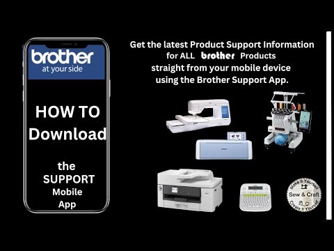 Brother Support centre app for mobile devices