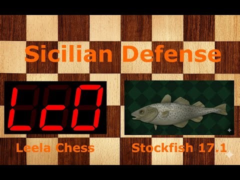 Lc0 vs Stockfish 17 1 The PERFECT Chess Game Sicilian Defense