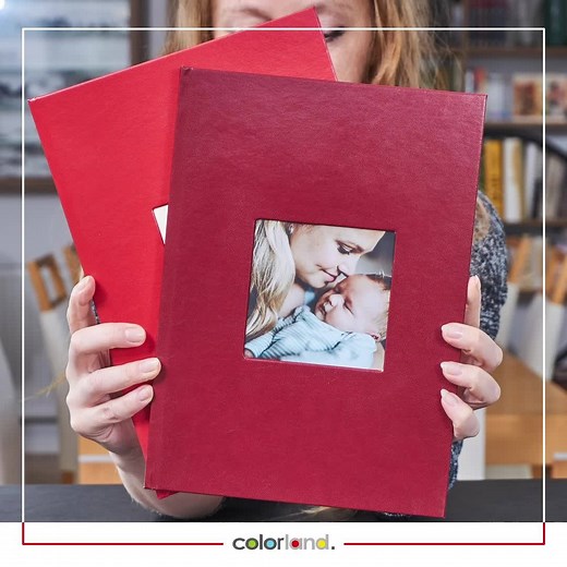 Create a Photo Book full of beautiful memories! 😍📸 Personalise it even more by choosing the colour of the cover and the material 🌈📕📗📘 | Colorland