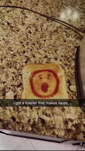 I Got A Toaster That Makes Faces On The Bread 🤯!