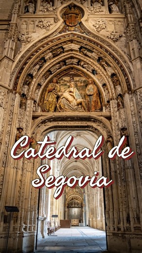 Segovia Cathedral is often called “The Lady of Cathedrals.” This colossal structure is Spain’s last great Gothic cathedral, with construction beginning in 1525 after the city’s older church was destroyed. It showcases the dramatic Late Gothic or Flamboyant style, visible in its soaring pinnacles and intricate tracery. This short video walks through one of its exquisite doors and into the peaceful cloisters, which were relocated piece-by-piece from the original Romanesque cathedral. This masterpi