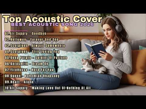 Acoustic Cover Playlist 🎸 | Scorpions, Queen, Aerosmith, Air Supply & More (Relaxing Acoustic Hits)
