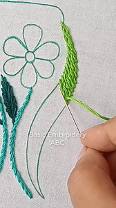 50K views · 694 reactions | easy romanian stitch hand embroidery | Basic Embroidery ABC | Facebook