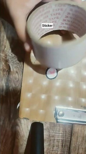 DIY (A)❤️ homemade sticker letter sticker##