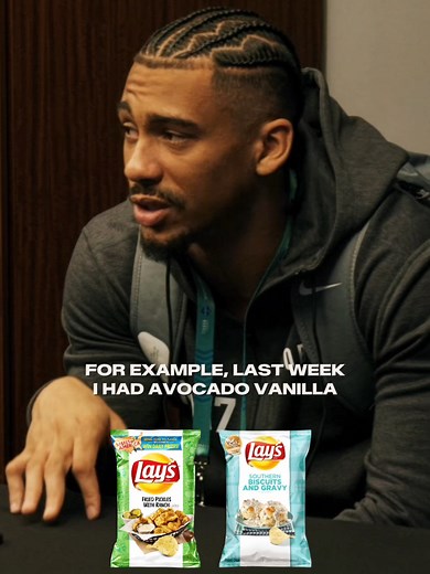 J Mac’s avocado vanilla chips = a legendary Combine interview moment 🥣😅 #hobby #snack #chips #cereal #flavor